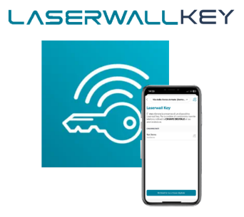 Laserwall Key per l'apertura porte da APP